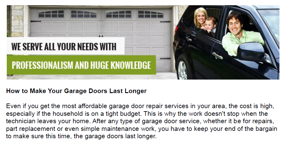 How To Make Your Garage Doors Last Longer - Garage Door Repair Melrose Park